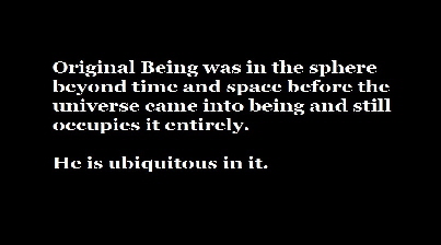 5b. Black with te Original Being